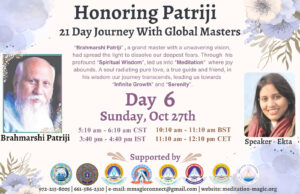 Read more about the article Inspired by Patriji – A 21 Days Journey with Global Masters Reflect on Patriji’s Teachings.