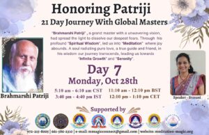 Read more about the article Inspired by Patriji – A 21 Days Journey with Global Masters Reflect on Patriji’s Teachings.