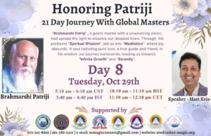 Read more about the article Inspired by Patriji – A 21 Days Journey with Global Masters Reflect on Patriji’s Teachings.