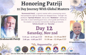 Read more about the article Inspired by Patriji – A 21 Days Journey with Global Masters Reflect on Patriji’s Teachings.