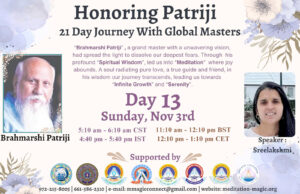 Read more about the article Inspired by Patriji – A 21 Days Journey with Global Masters Reflect on Patriji’s Teachings.