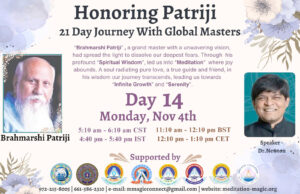 Read more about the article Inspired by Patriji – A 21 Days Journey with Global Masters Reflect on Patriji’s Teachings.