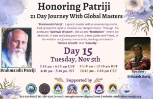 Read more about the article Inspired by Patriji – A 21 Days Journey with Global Masters Reflect on Patriji’s Teachings.