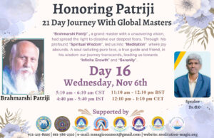 Read more about the article Inspired by Patriji – A 21 Days Journey with Global Masters Reflect on Patriji’s Teachings.