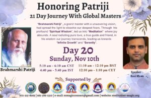 Read more about the article Inspired by Patriji – A 21 Days Journey with Global Masters Reflect on Patriji’s Teachings.