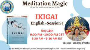 Read more about the article IKIGAI Book Club Series by Vindhya Devalla