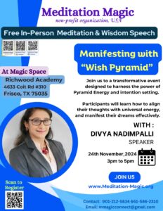 Read more about the article Magic Space – Meditation & Wisdom Sharing